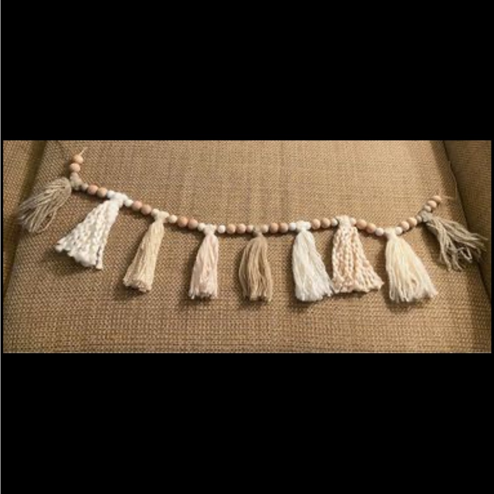 Textured Tassel Wall Decor